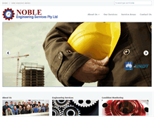 Tablet Screenshot of nobleeng.com.au